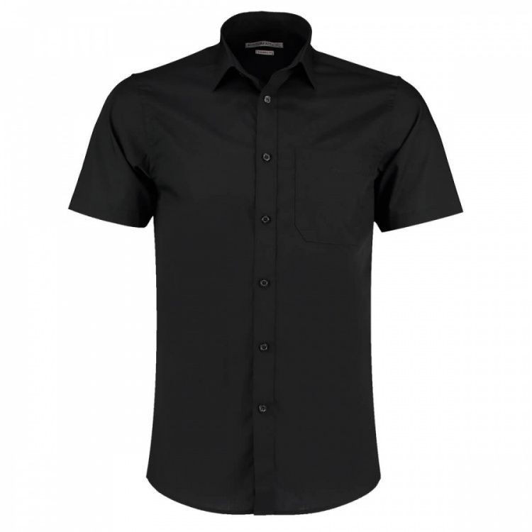 Kustom Kit K141  Short Sleeve Tailored Poplin Shirt